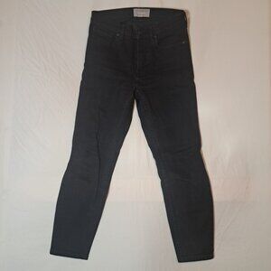 Everlane Womens Jeans Black Size 27 Ankle The High Rise Skinny Jean Cotton Blend